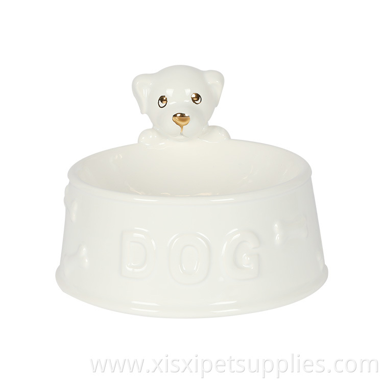 Newest Ceramic Pet Bowl for Eating and Drinking Safety Non-toxic Dog Bowl